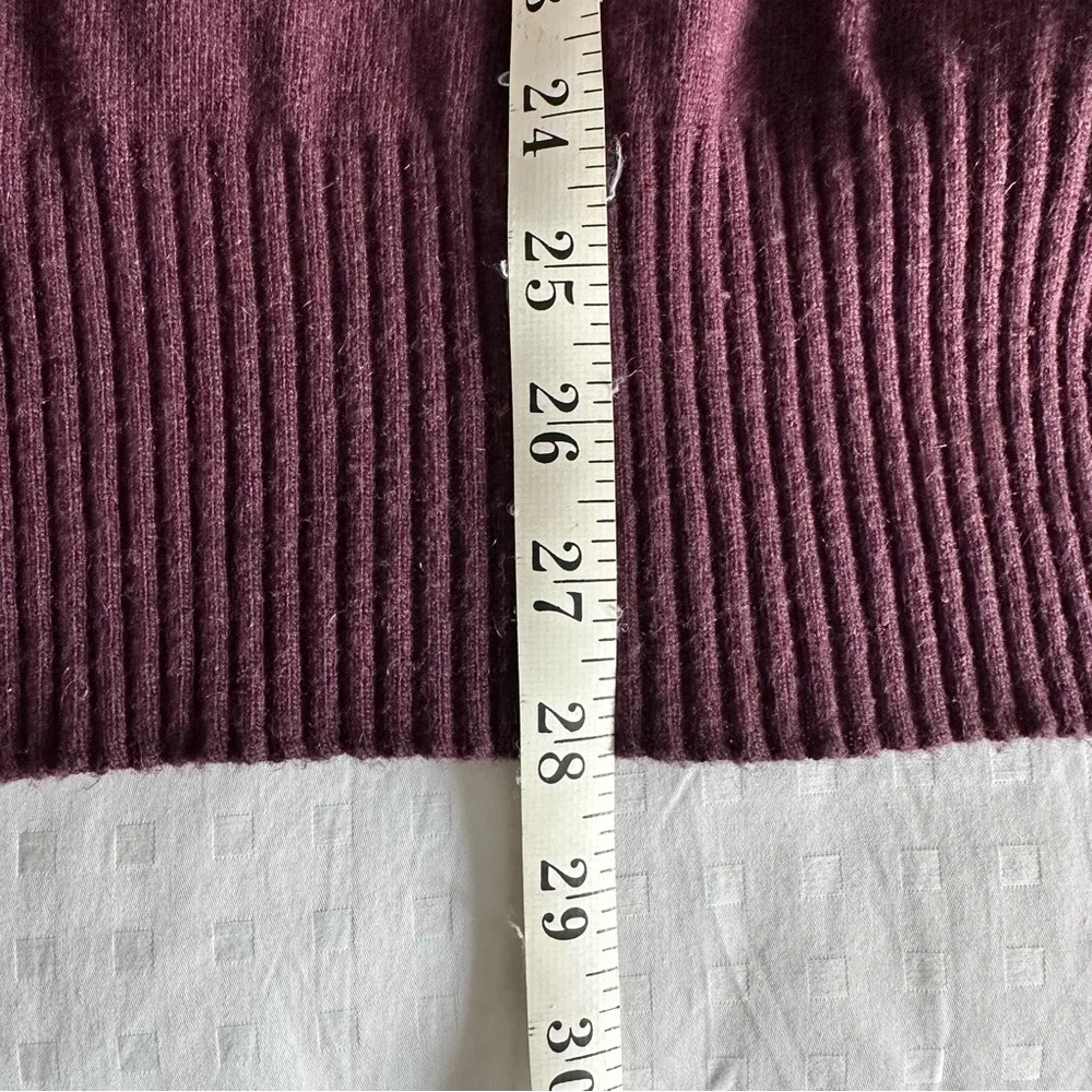 Benetton purple cashmere blend sweater medium/large M/L